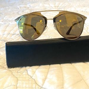 Authentic Oral Mirror Christian Dior Sunglasses with case and box